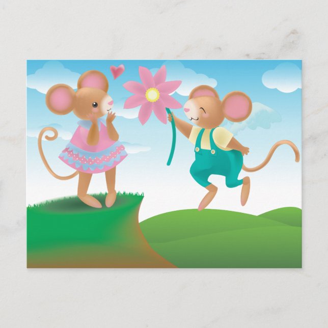 Cartão Postal Amor te dá asas (Frente)