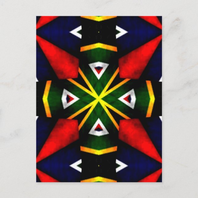 Cartão Postal Amor, unidade, Peace_ (Frente)