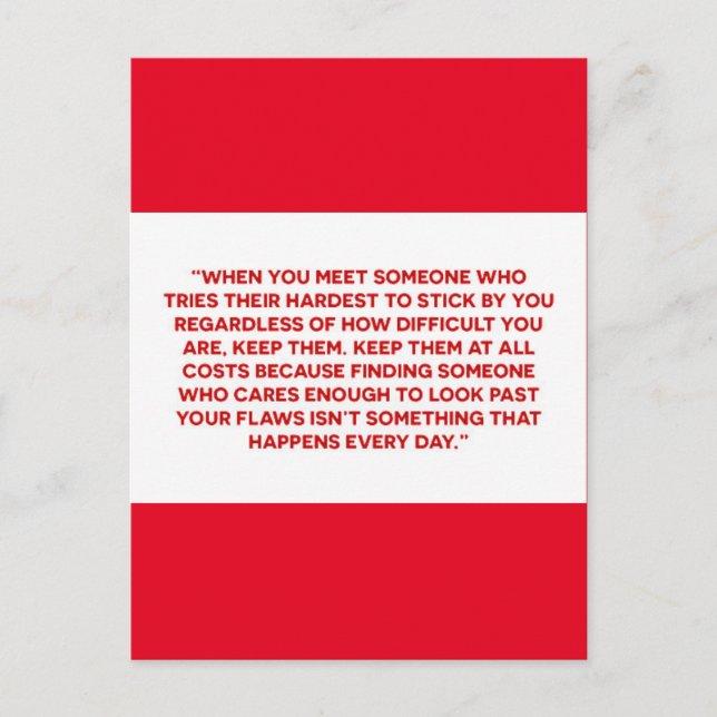 CARTÃO POSTAL AMOR VERDADEIRO SOULMATES LOYALTY AMIZADE DEFINIDA (Frente)