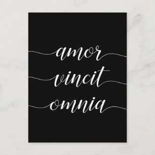 Cartão Postal Amor vincit omnia