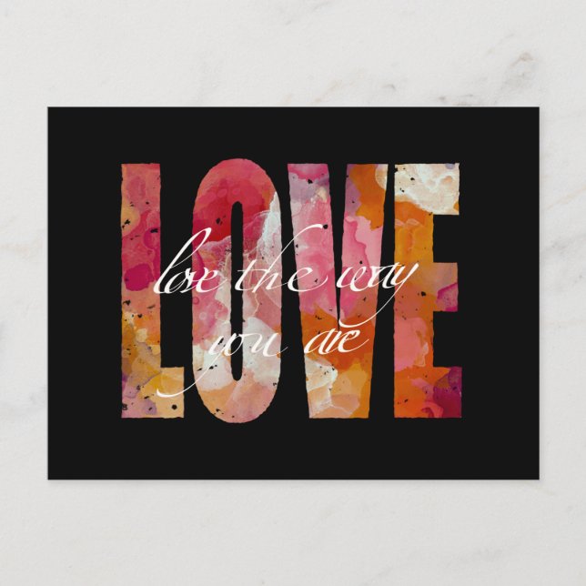 Cartão Postal Amor Vintage (Frente)