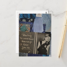 Amor Você Mulher Vintage e Texturas em Colagem