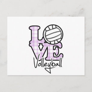 Cartão Postal Amor Voleibol
