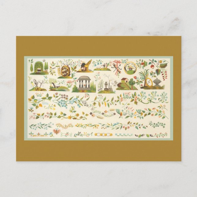 Cartão Postal Amostra de Arte Folclada (Frente)