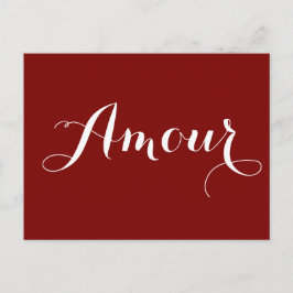Cartão Postal Amour