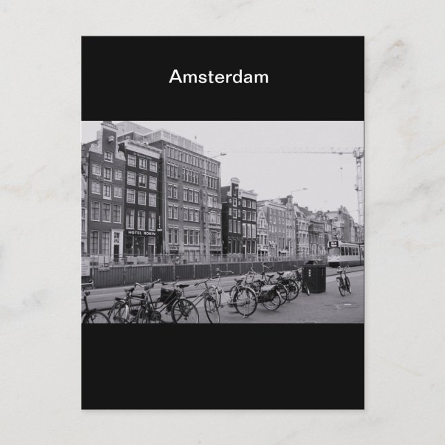 Cartão Postal Amsterdã (Frente)
