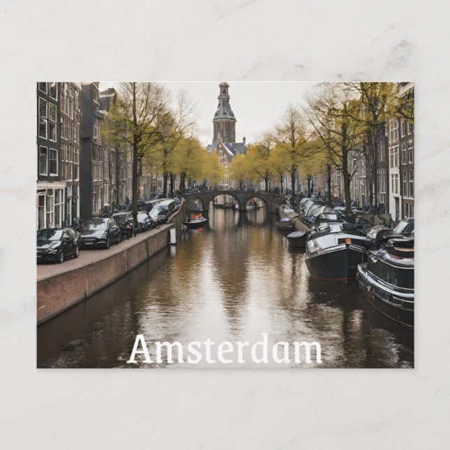 Cartão Postal Amsterdã (2) (Frente)