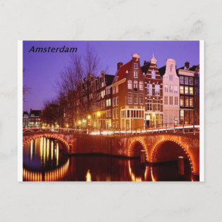 Cartão Postal Amsterdã—Cidade das luzes [kan.k].