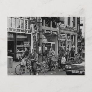 Cartão Postal Amsterdã Vintage Holanda Motociclistas