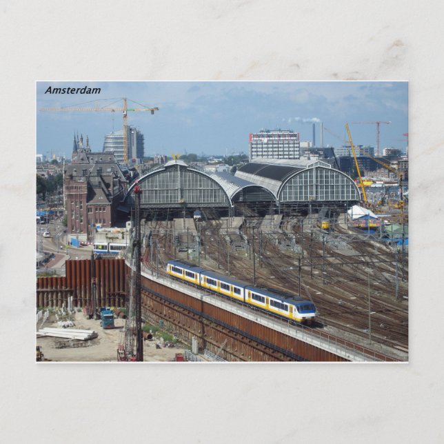 Cartão Postal Amsterdam_centraal_side [kan.k] (Frente)