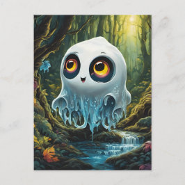 Cartão Postal Amusant petit fantôme