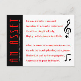 Cartão Postal An Asset (Ministro Da Música)