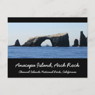 Cartão Postal Anacapa Island Arch Rock