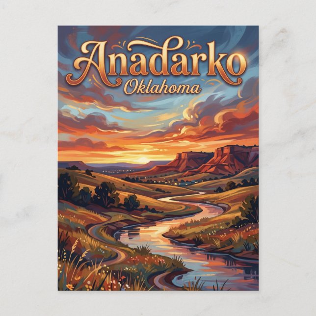 Cartão Postal Anadarko EUA (Frente)