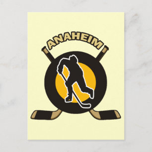 CARTÃO POSTAL ANAHEIM HOCKEY