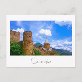 Cartão Postal Ananuri Castle Georgia Aragvi Caucuses Montanhas