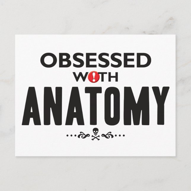 Cartão Postal Anatomia obcecada (Frente)