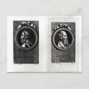 Cartão Postal Anaxagorus e Epictetus