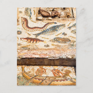 Cartão Postal Ancient Roman Mosaic