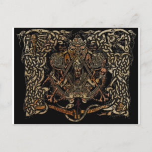 CARTÃO POSTAL ANCIENT SCANDINAVIAN ART