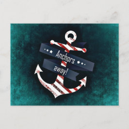 Cartão Postal Âncora de barcos náuticos