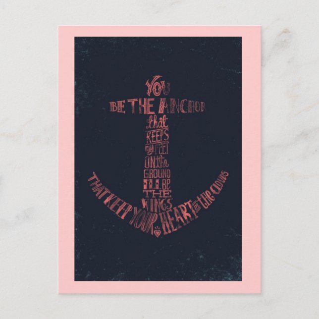 Cartão Postal Âncoras distantes (Frente)