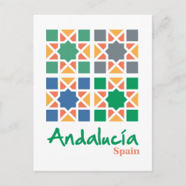 Cartão Postal Andalusian Tiles 4