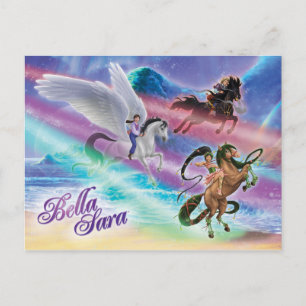 Cartão Postal Andando em Moonbeams