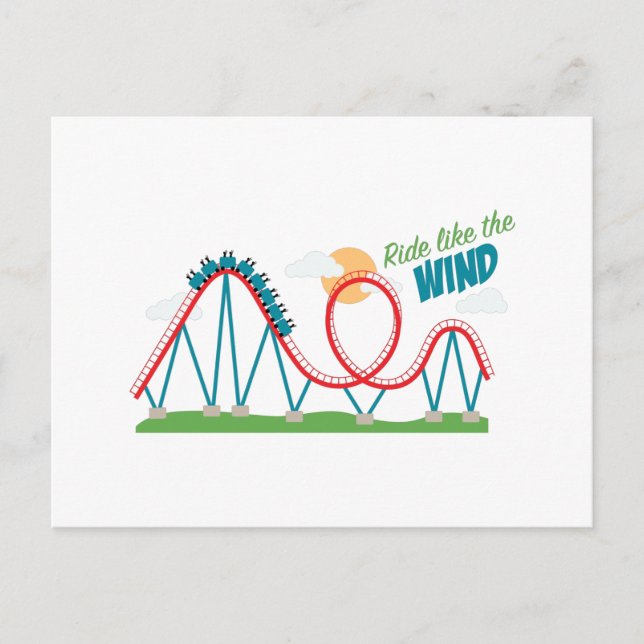 Cartão Postal Andar Como Vento (Frente)