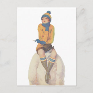 Cartão Postal Ande pelo boneco de neve