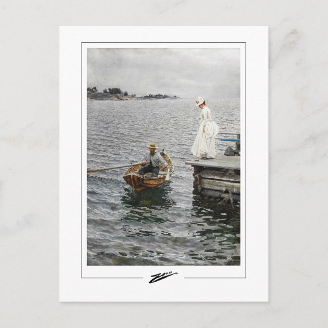 Cartão Postal Anders Zorn #128 - Cartão-postal de arte fina (Frente)