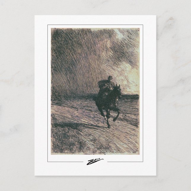 Cartão Postal Anders Zorn #54 - Cartão-postal de arte (Frente)