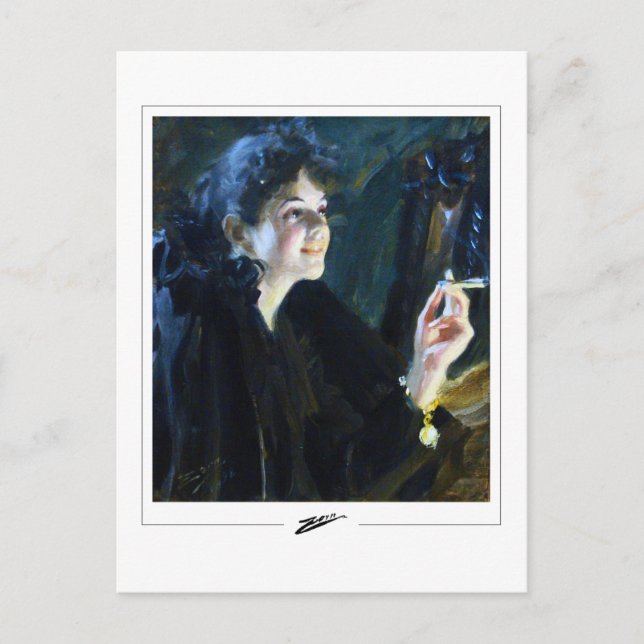 Cartão Postal Anders Zorn #85 - Cartão-postal de arte (Frente)