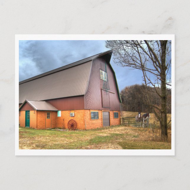 Cartão postal, Anderson Barn (Frente)