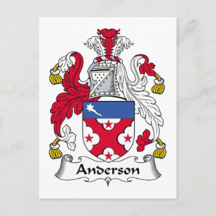 Cartão Postal Anderson Family Crest