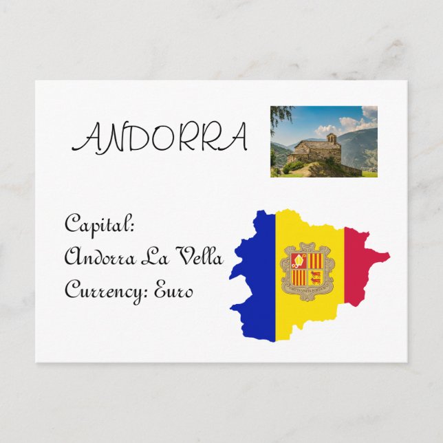 Cartão Postal Andorra (Frente)