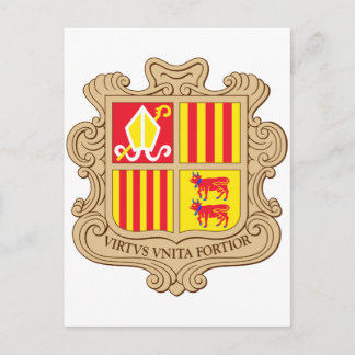 Cartão Postal Andorra casaco de braço