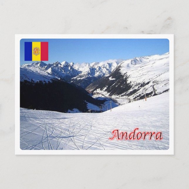 Cartão Postal Andorra - Grau Roig - (Frente)