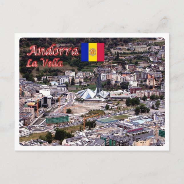 Cartão Postal Andorra - La Vella - (Frente)