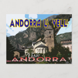 Cartão Postal Andorra La Vella, Visita Andorra