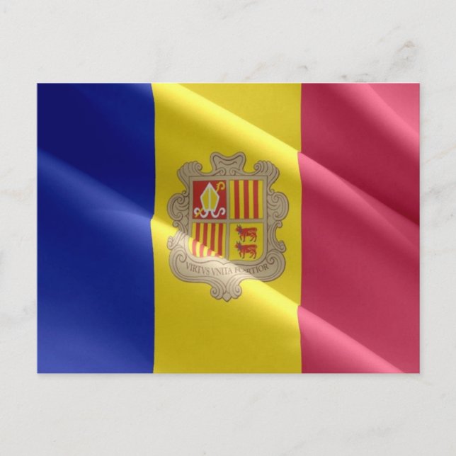 Cartão Postal Andorra - Sinalização - (Frente)