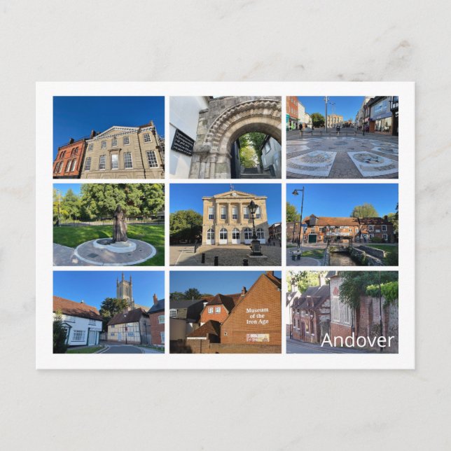 Cartão Postal Andover (Frente)