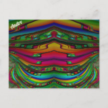 ANDRE ~ 3D Fractal Design Pattern ~ Multicolor 