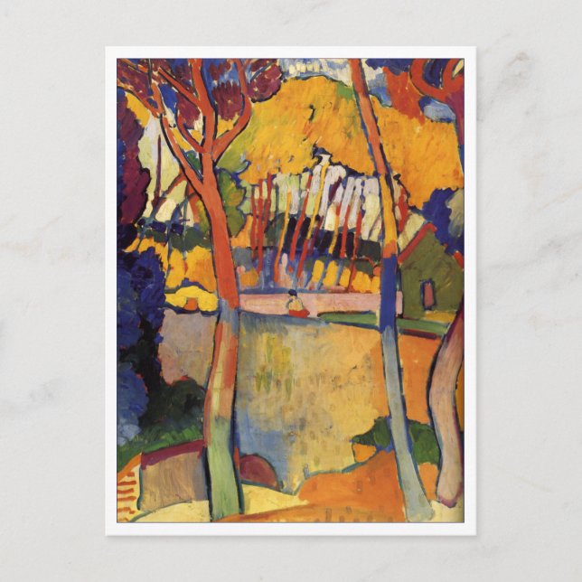 Cartão Postal Andre Derain Três Árvores De Belas Artes (Frente)