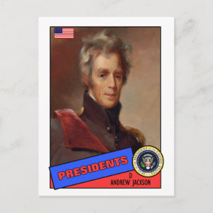 Cartão Postal Andrew Jackson Baseball Card