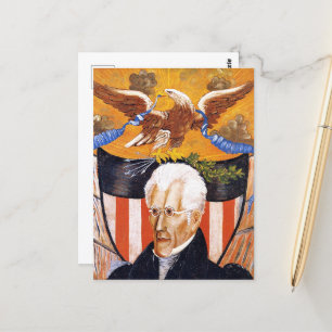 Cartão Postal Andrew Jackson Portrait