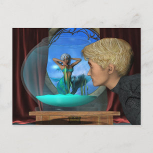 Cartão Postal Andrews Aquarium Fantasy Art