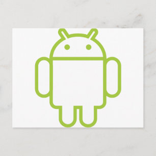Cartão Postal androide
