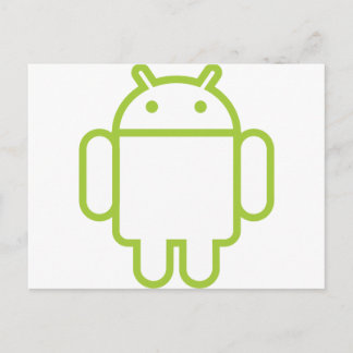 Cartão Postal androide