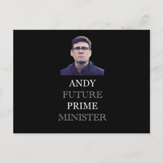 Cartão Postal Andy Future Prime Minister - Andy Burnham